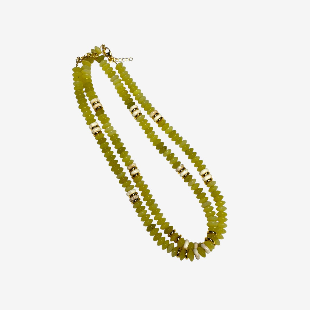 8mm Saucer Bead Necklaces