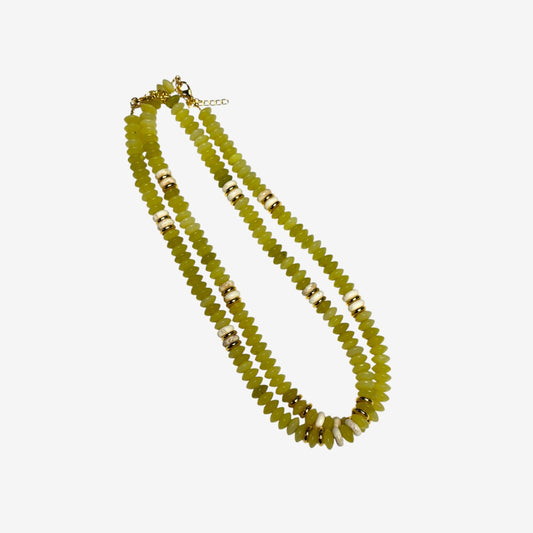 8mm Saucer Bead Necklaces