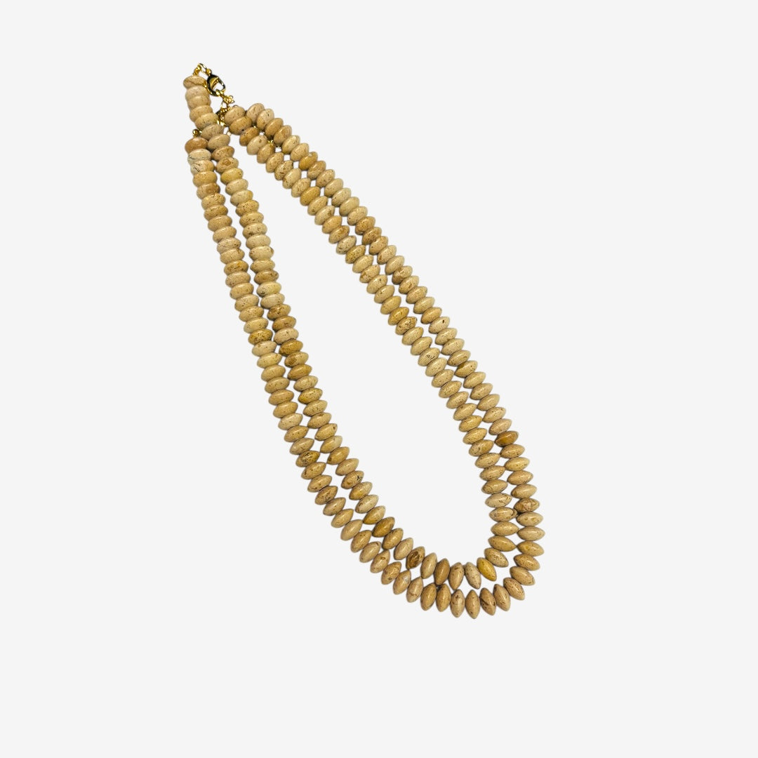 8mm Saucer Bead Necklaces