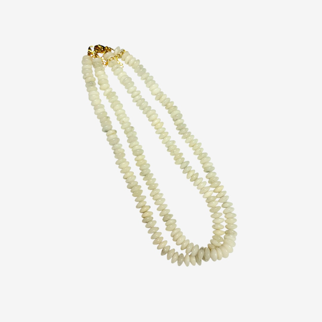 8mm Saucer Bead Necklaces