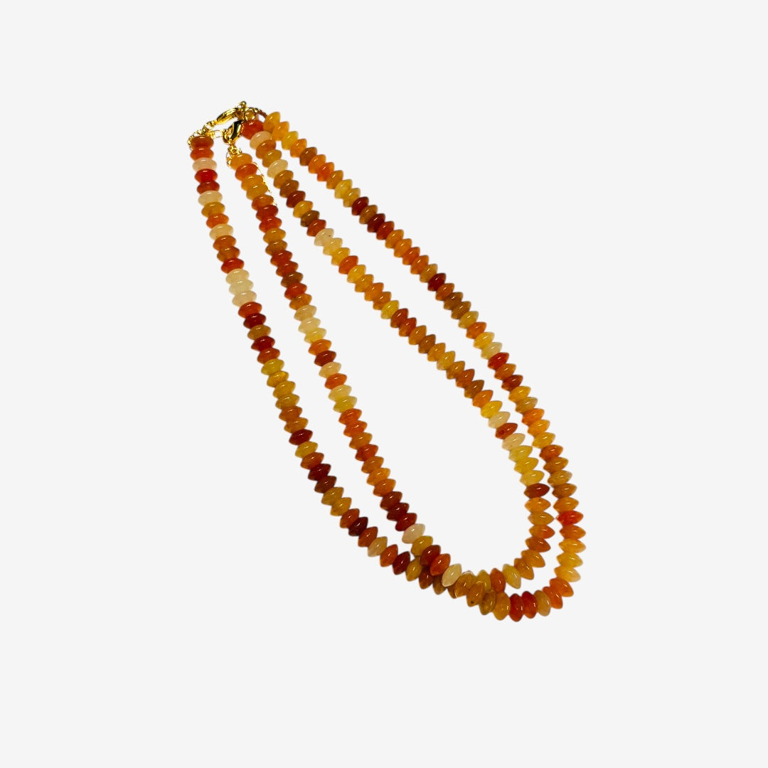 8mm Saucer Bead Necklaces