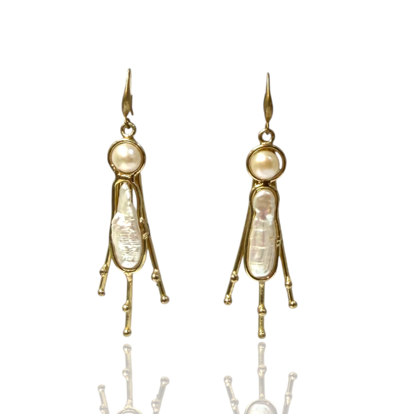 Lila Pearl Earrings