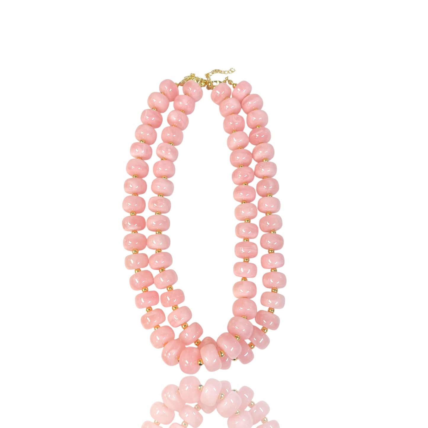 Disk Resin Bead choker