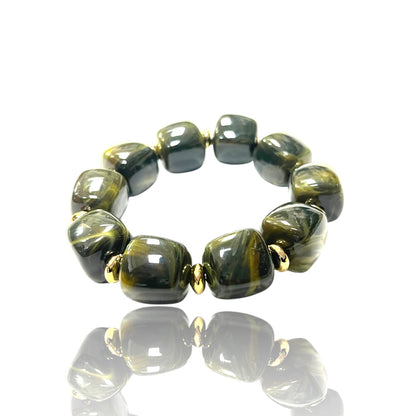 Resin bead bracelets
