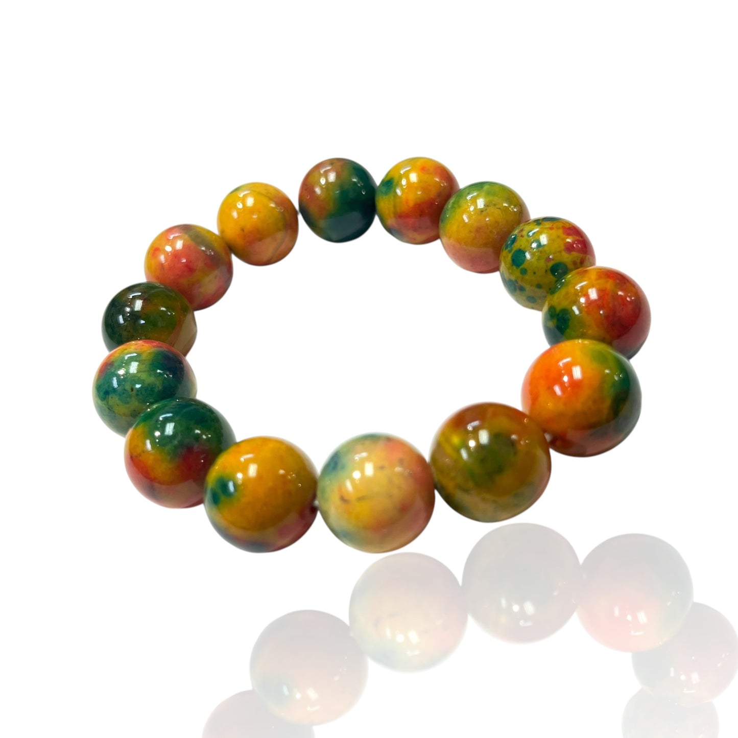 14mm Agate Candy bead bracelets