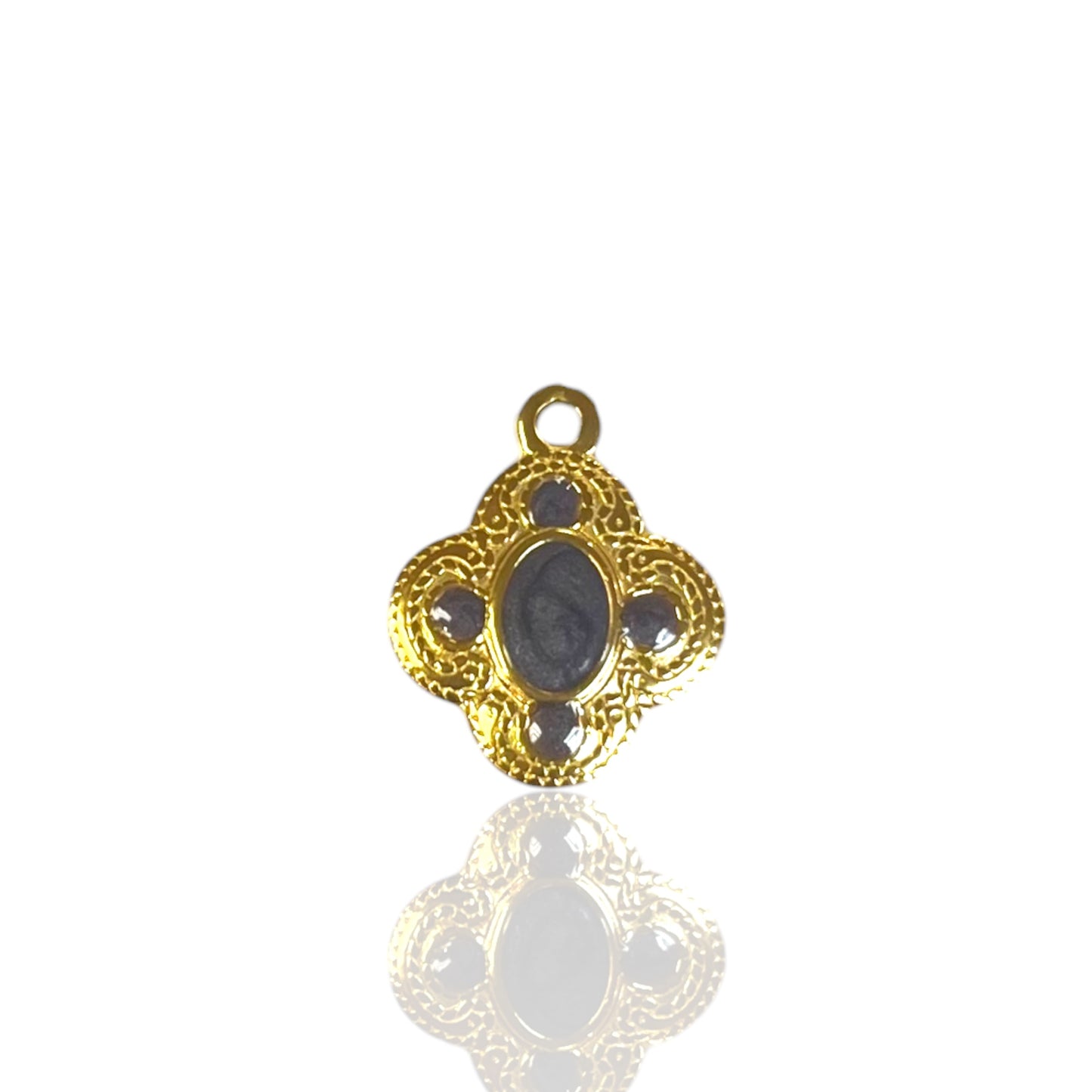 Vintage clover Charm
