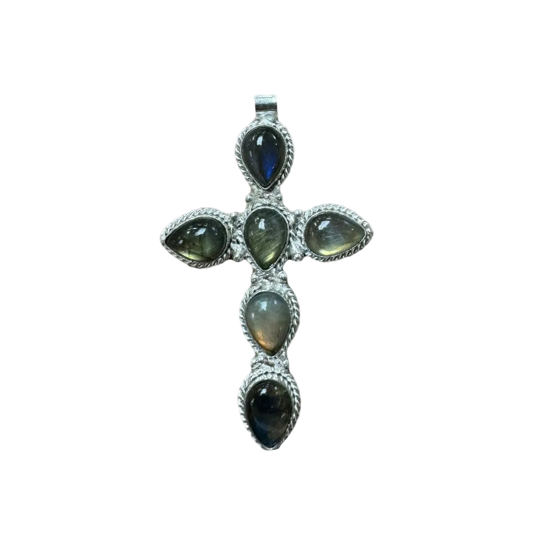 Anika labradorite cross