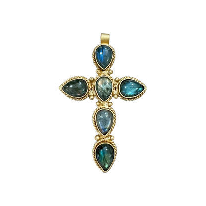 Anika labradorite cross