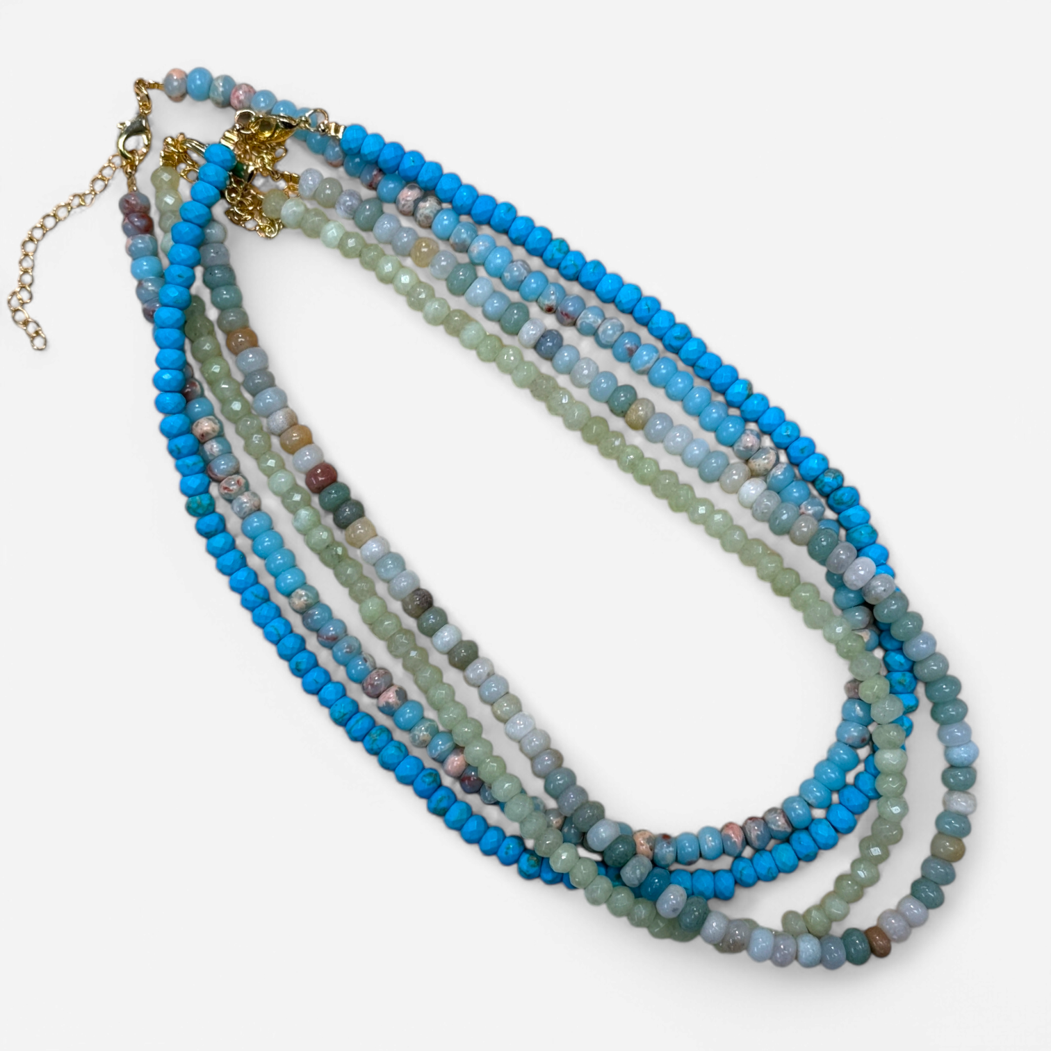 Blue Bead Necklaces