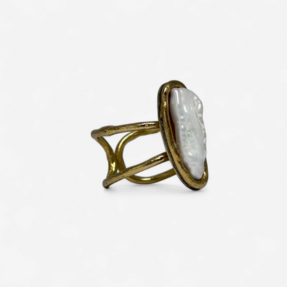 Pearl Stone Ring