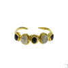 Clear and black onyx