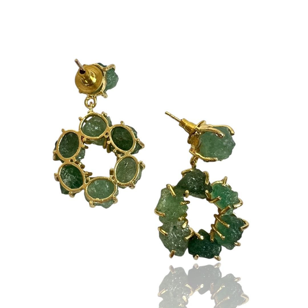 ROUGH STONE EARRINGS