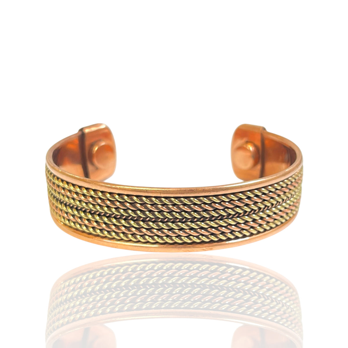 Braided Magnetic Copper Cuff