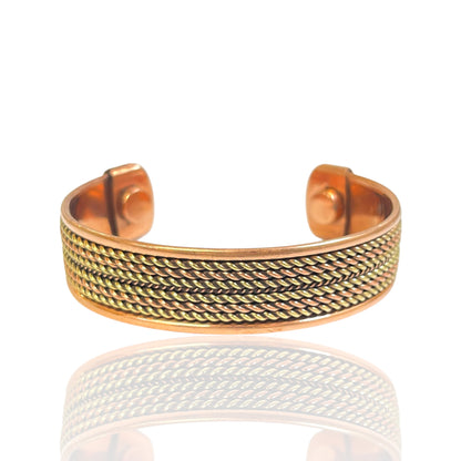 Braided Magnetic Copper Cuff