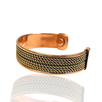 Braided Magnetic Copper Cuff