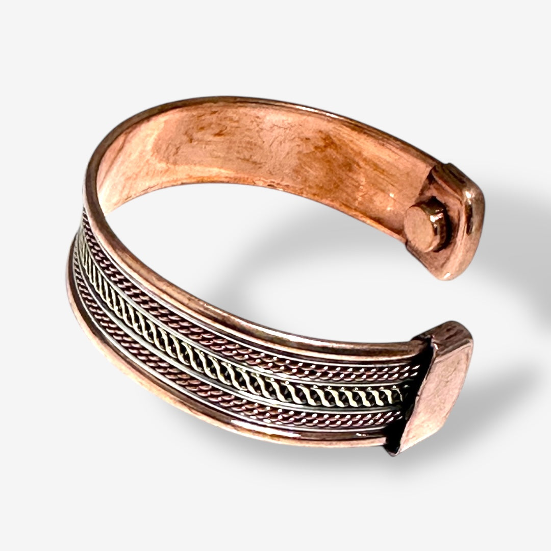 Braided Magnetic Copper Cuff