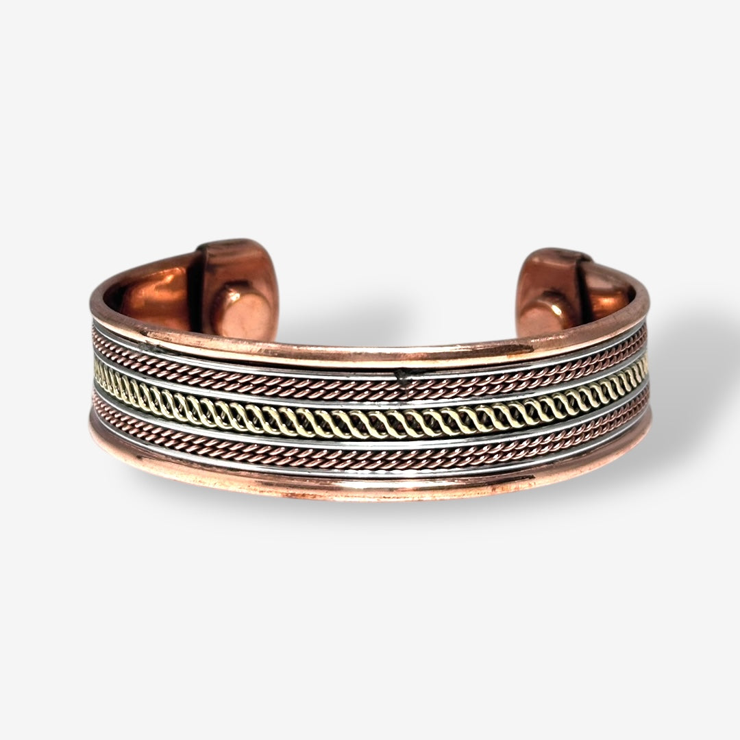 Braided Magnetic Copper Cuff