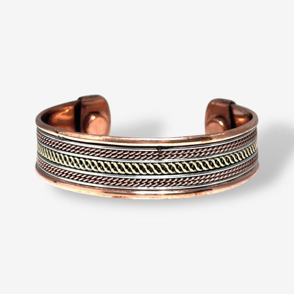 Braided Magnetic Copper Cuff