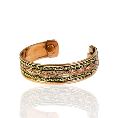 Braided Magnetic Copper Cuff