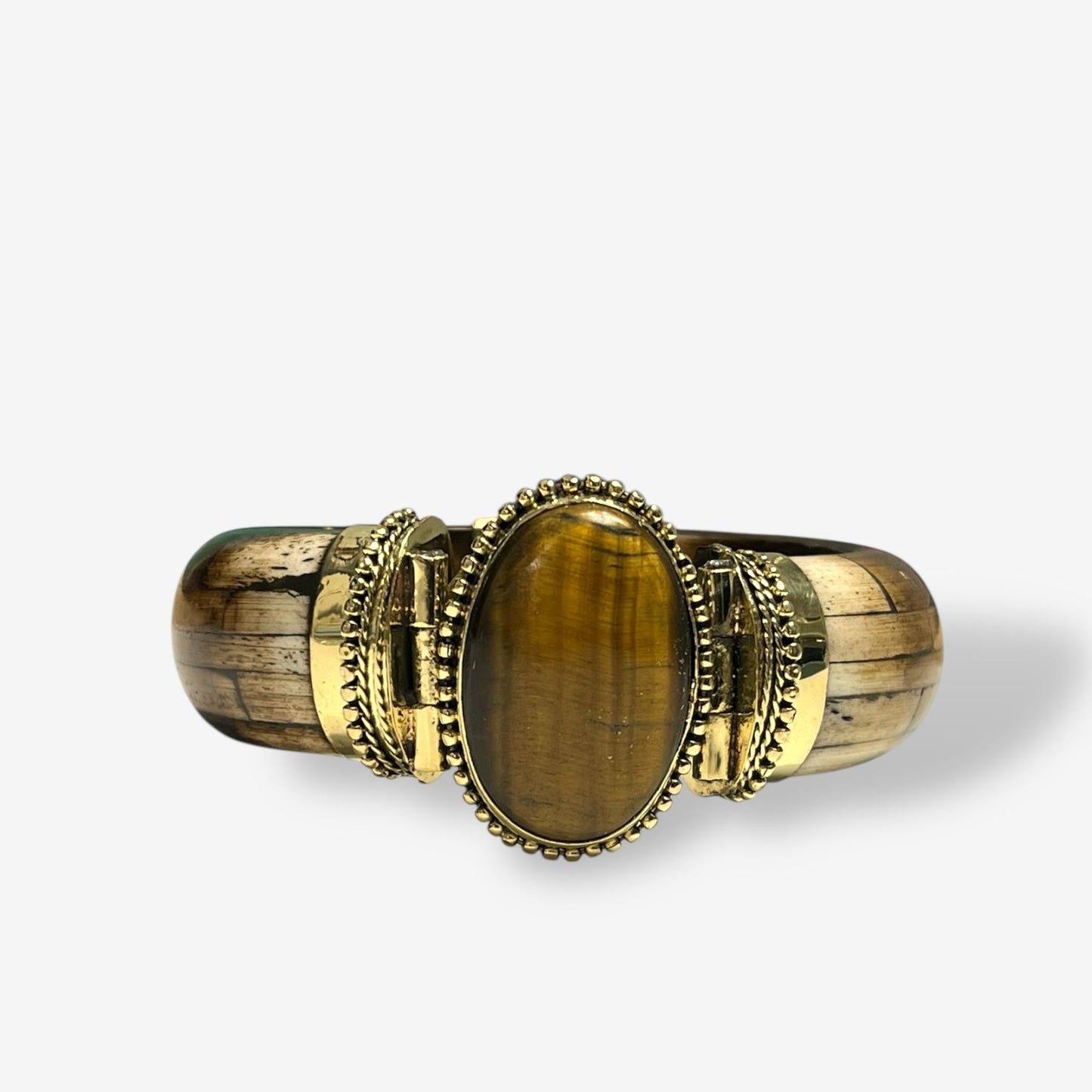 Brown Buffalo Bone Cuff