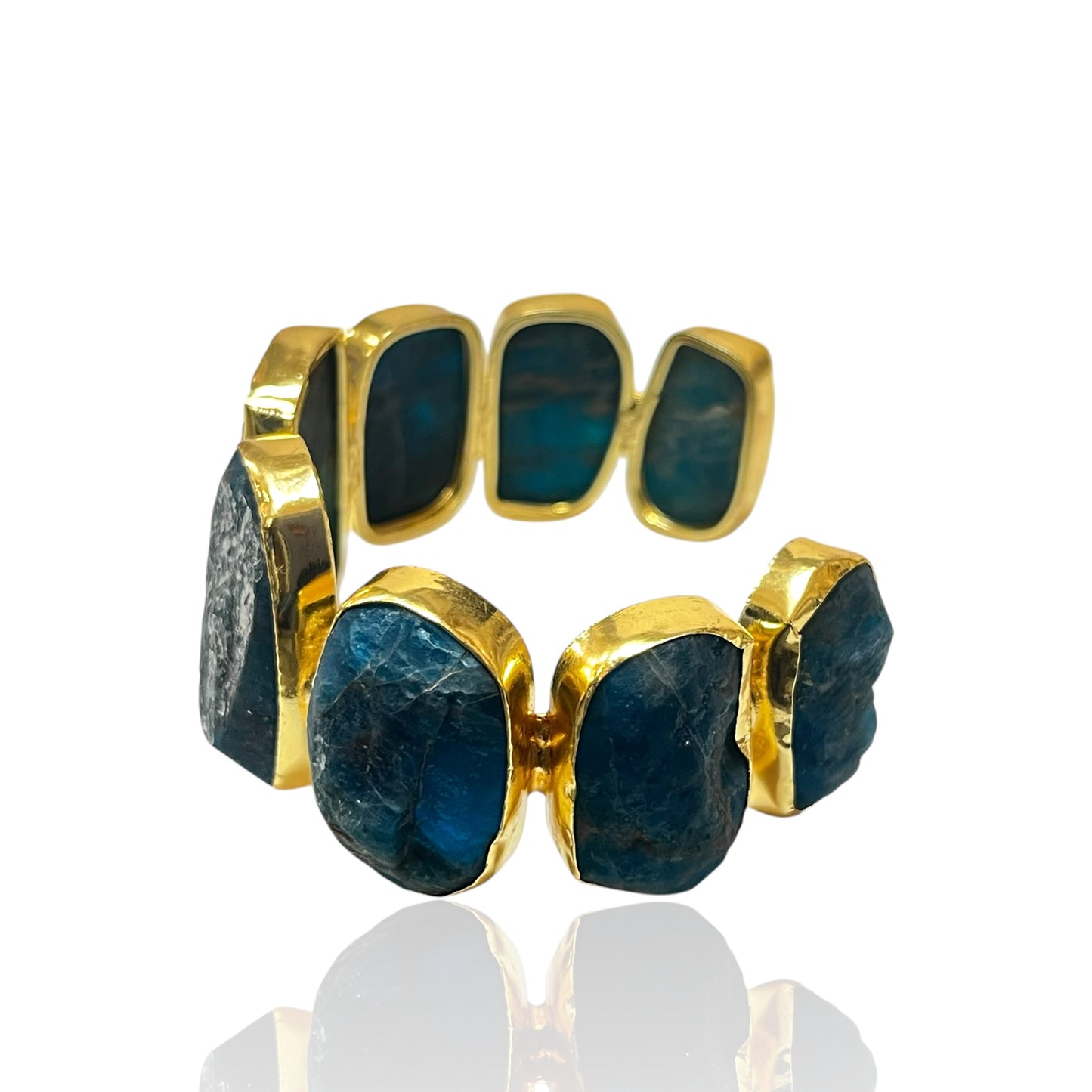 Iris Raw Stone Cuff