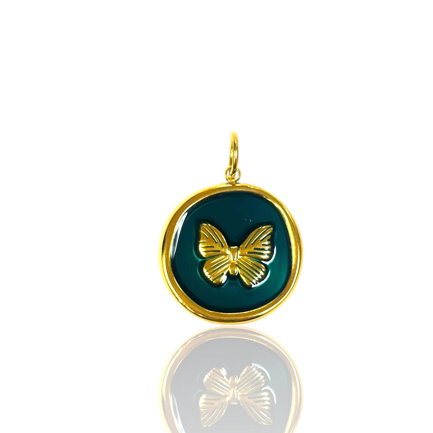 Butterfly Coin Charm