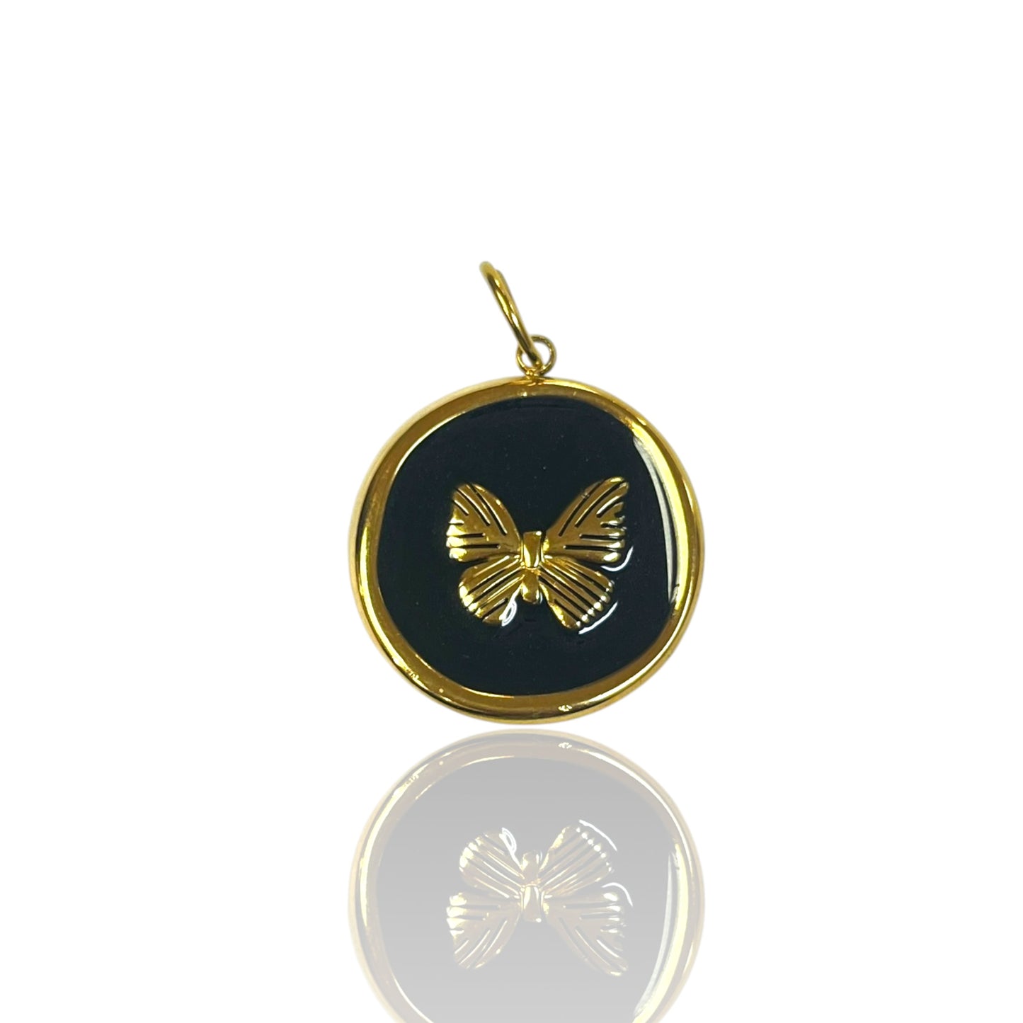 Butterfly Coin Charm