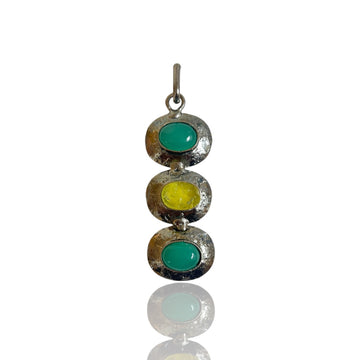 Celestial Trio Pendant Gunmetal