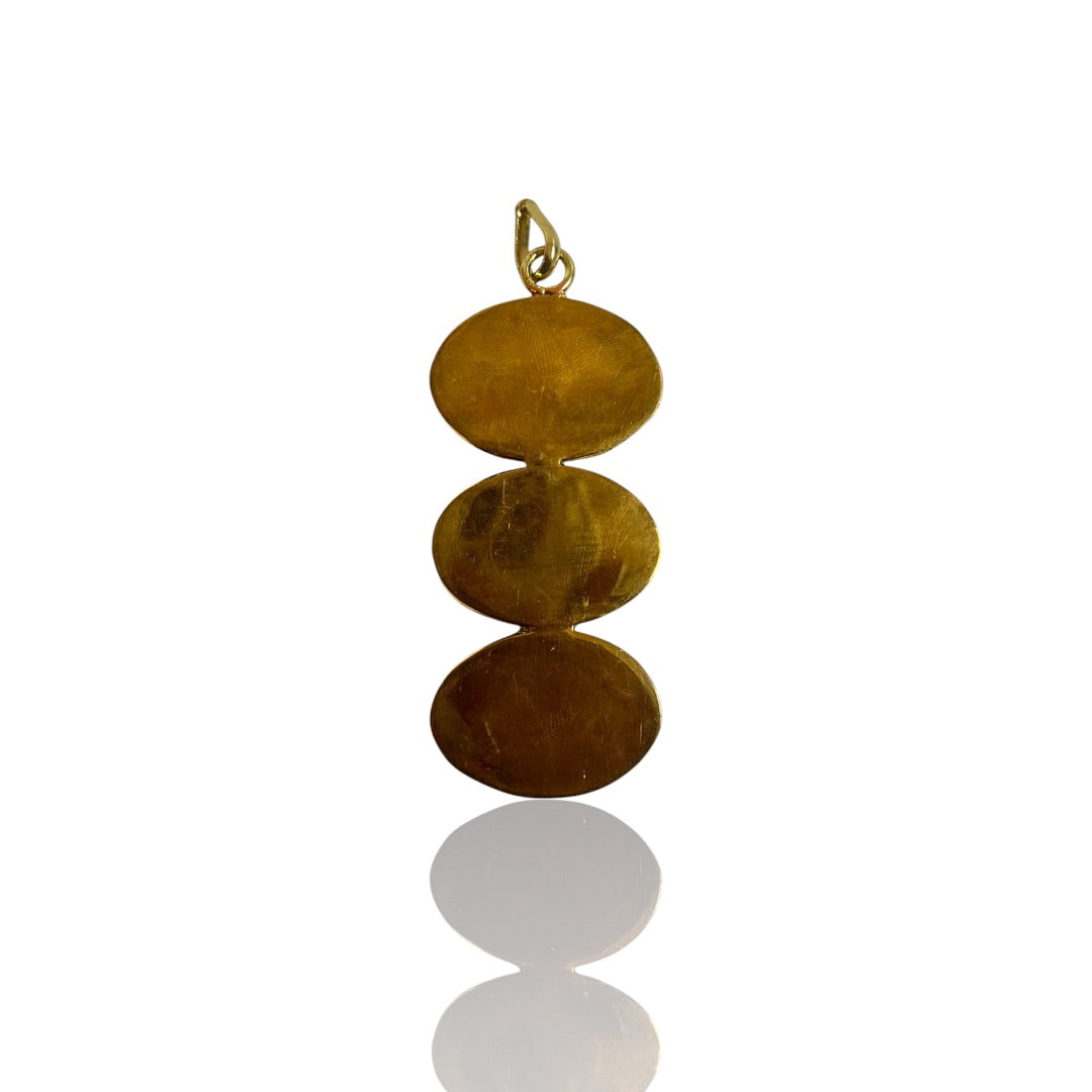 Celestial Trio Pendant Gunmetal