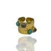 Malachite and tiger eye