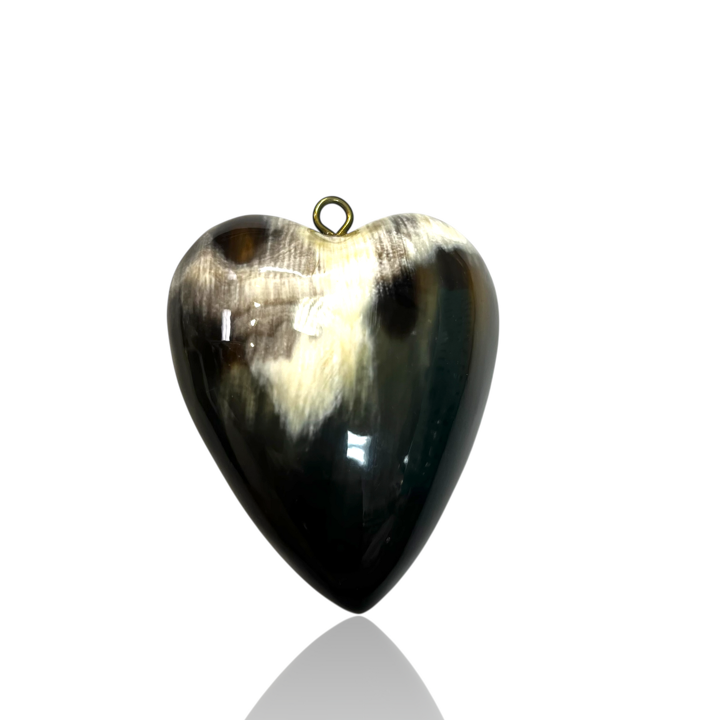 Bone heart Charm