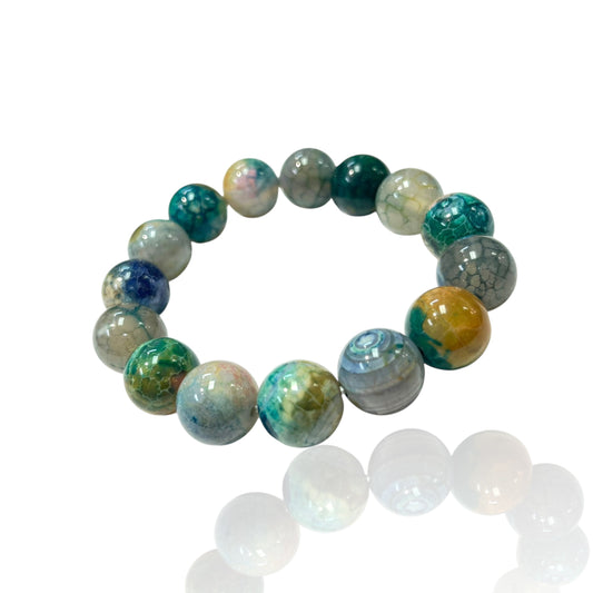 14mm Agate Candy bead bracelets