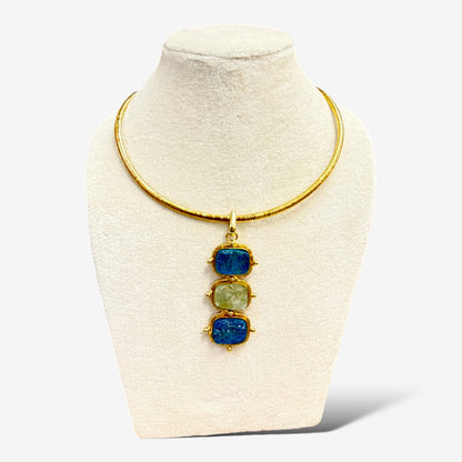 Donna Raw Stone Pendant
