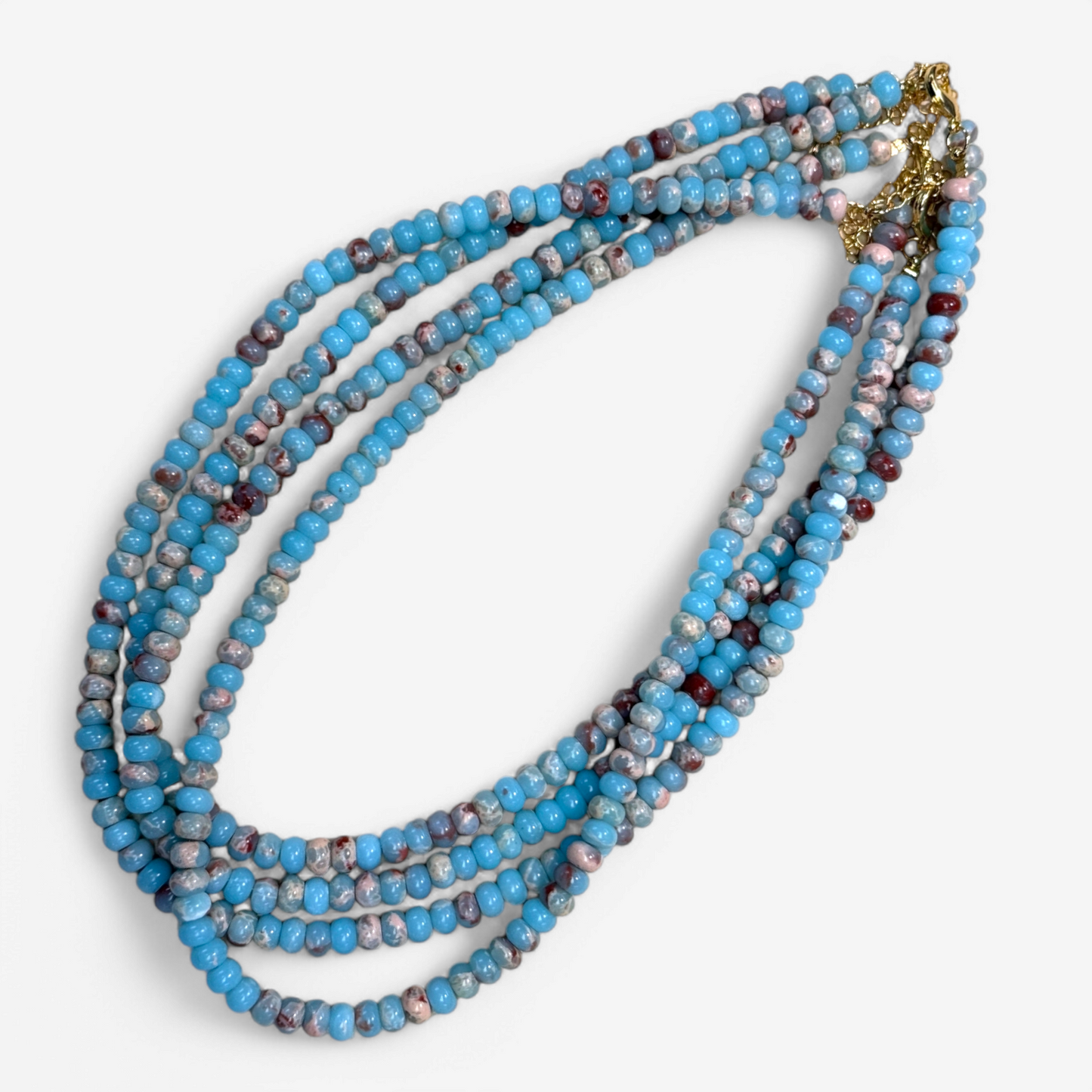 Aqua Bead Necklaces