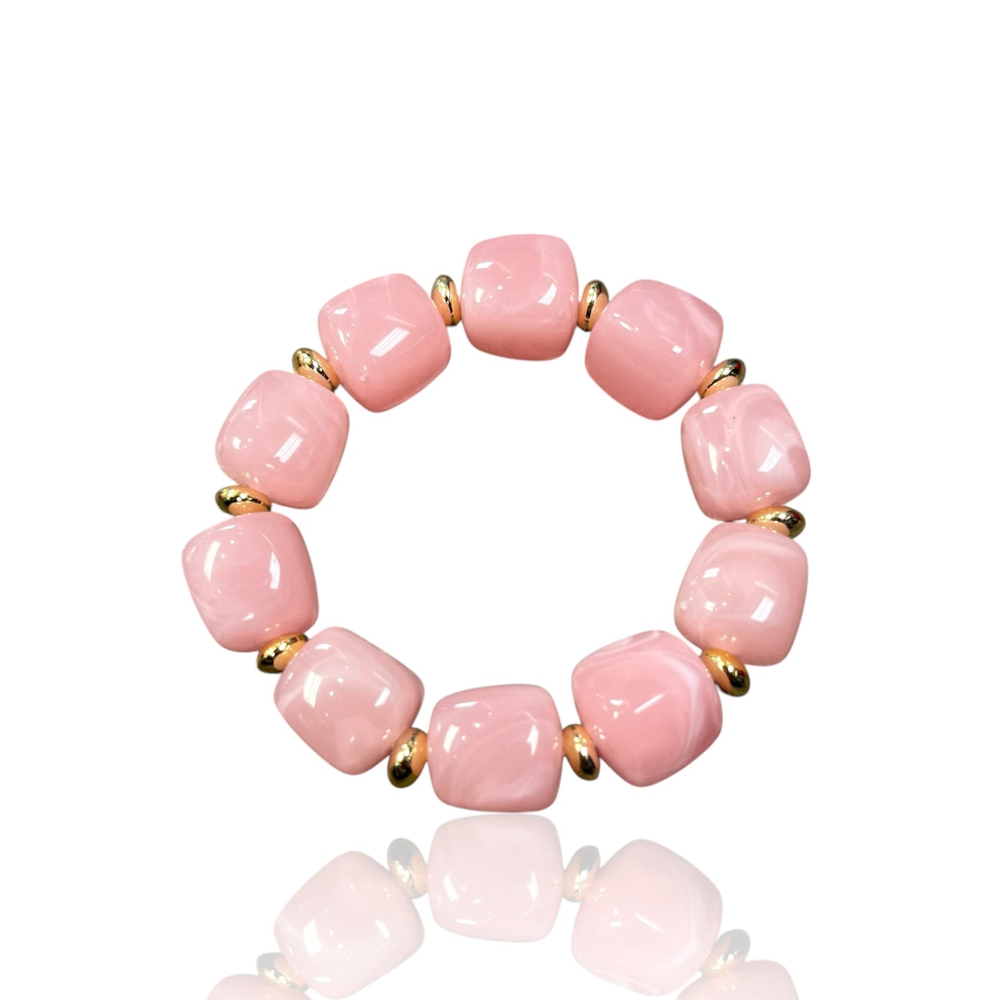 Resin bead bracelets