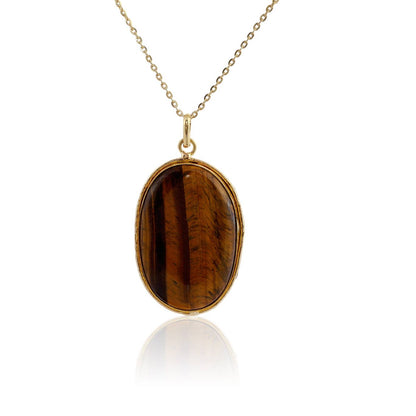 Elena Large Oval Pendants