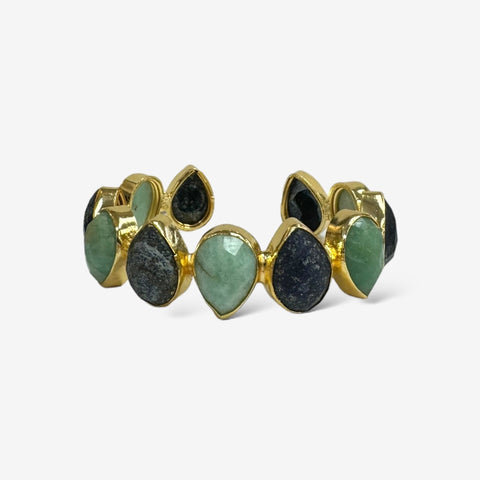 Emma Lapis Amazonite cuff