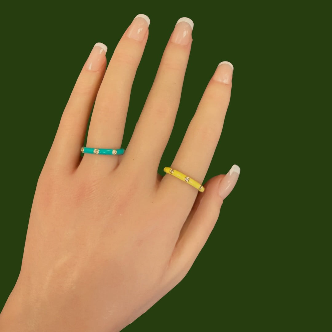 Enamel Rings
