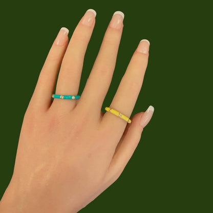 Enamel Rings