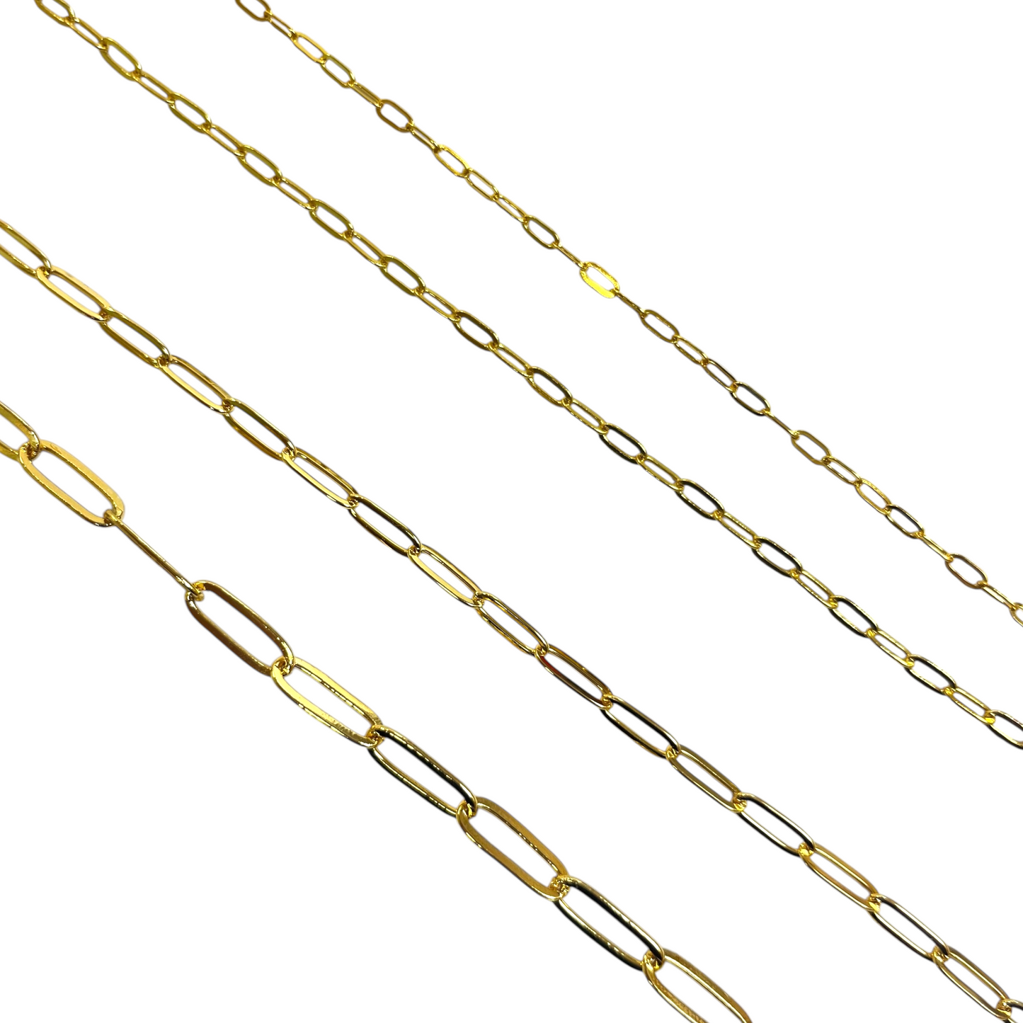 Paperclip Gold Chain