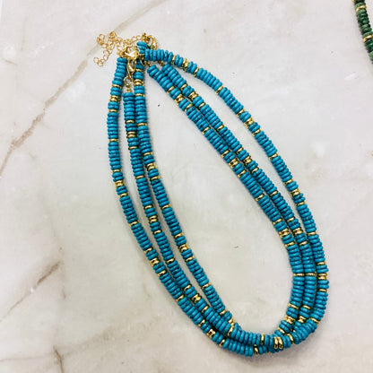 6 mm Disc Bead Necklaces