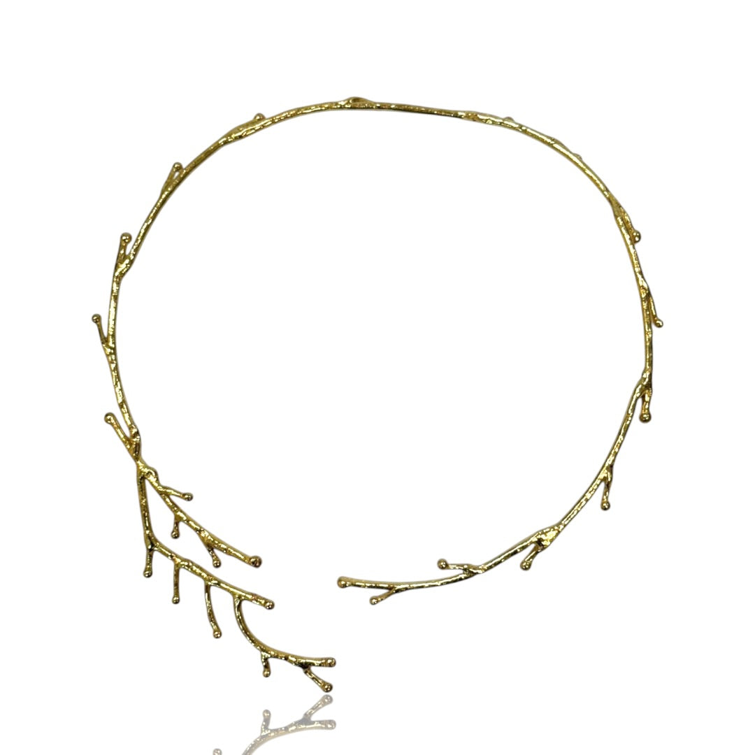 Gold Branch Choker