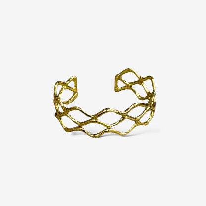 Gold Lattice Cuff