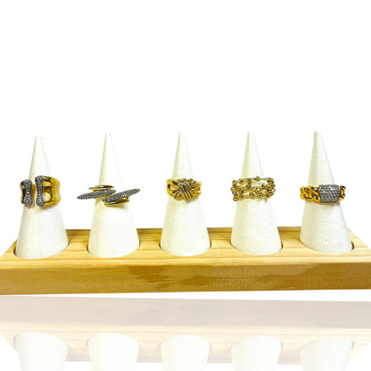 Gold Stack rings