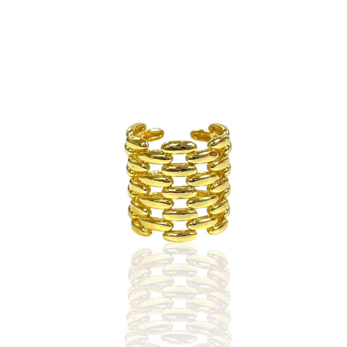 Golden stack ring