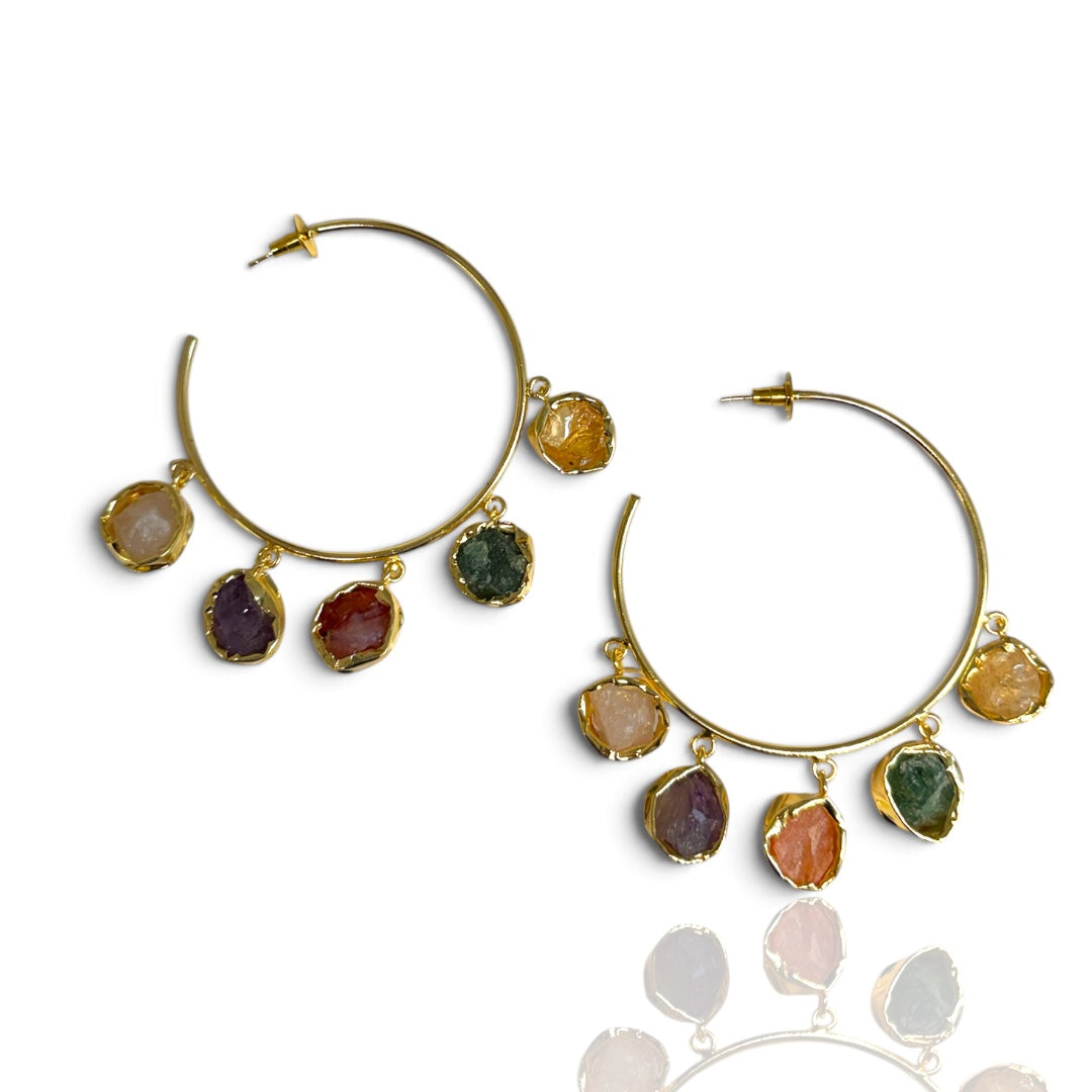Multi stone dangle