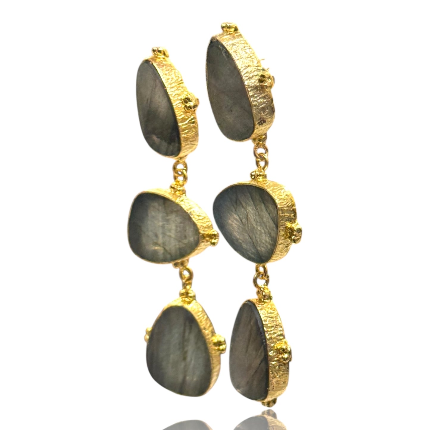 Labradorite triple drops