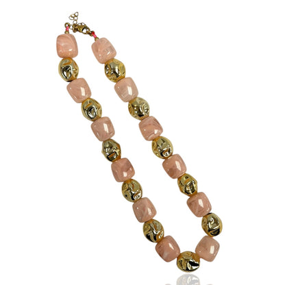 Resin Gold Mix Necklace