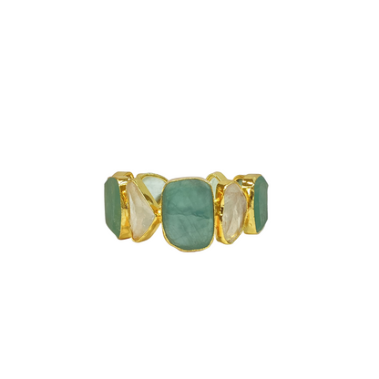 Iris Raw Stone Cuff