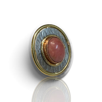 Ashley Two Tone Stone Ring